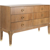 Lorna 6 Drawer Contemporary Dresser