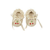 Cherry Ballerina Booties