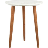 Valerie Round Marble Accent Table