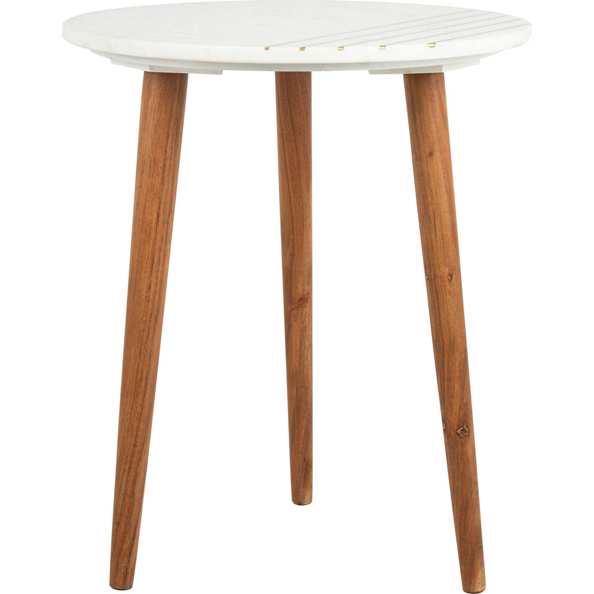 Valerie Round Marble Accent Table