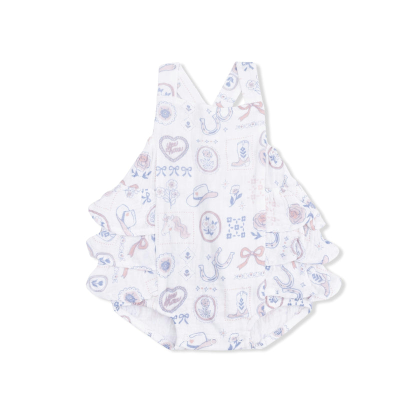 Country Western Heirlooms - Ruffle Sunsuit