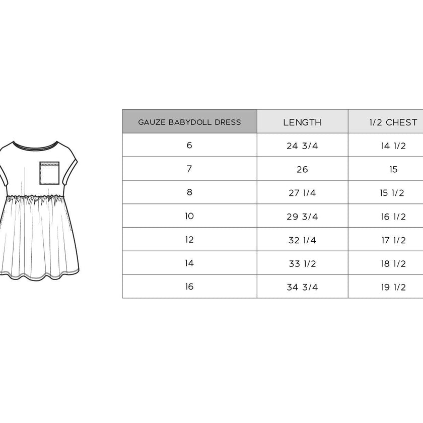 Gauze Babydoll Dress
