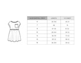 Girls Gauze Babydoll Dress in Beatrice Paisley Floral