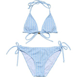 Seaside Gingham Teen Triangle Bikini