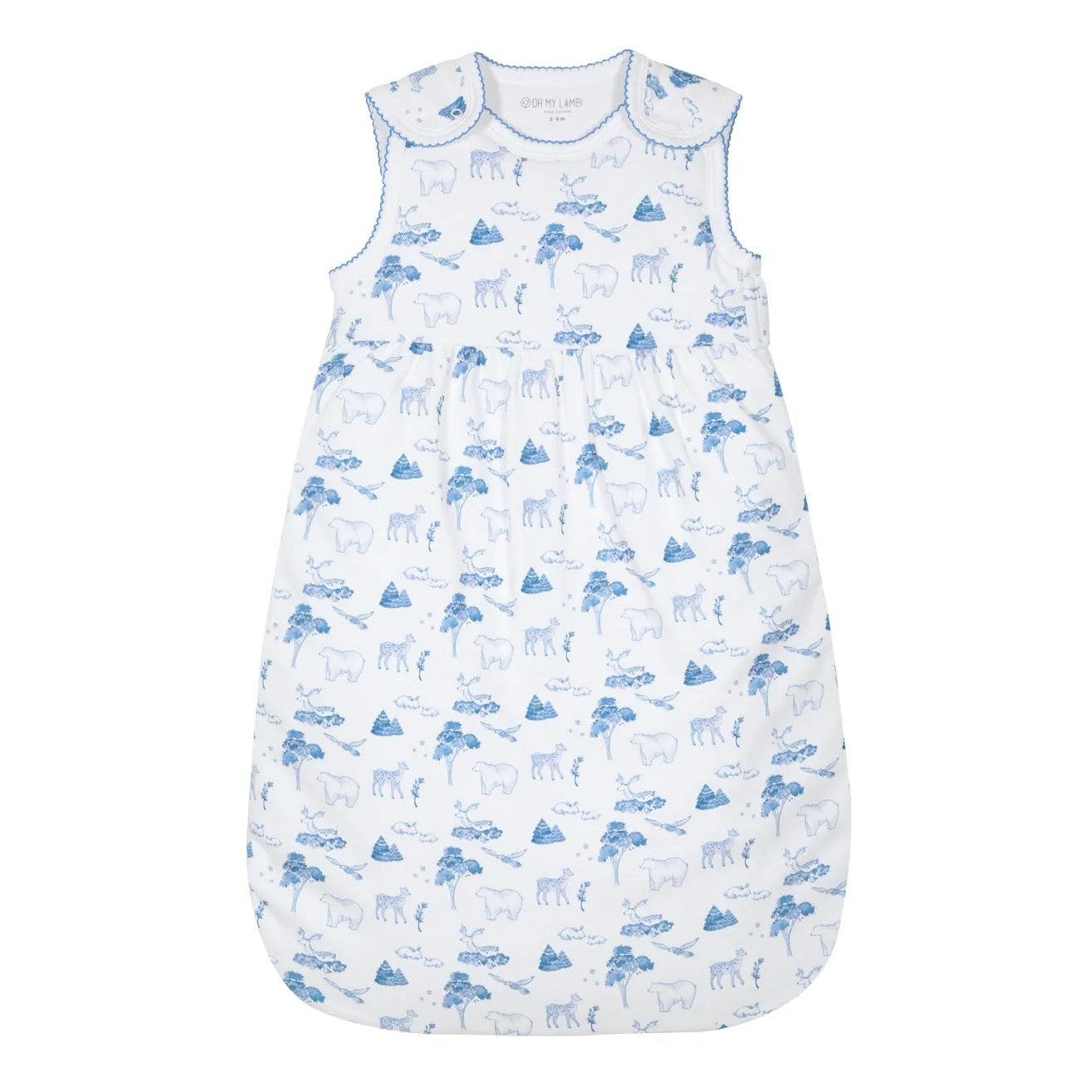 Blue Forest Pima Cotton Sleep Sack