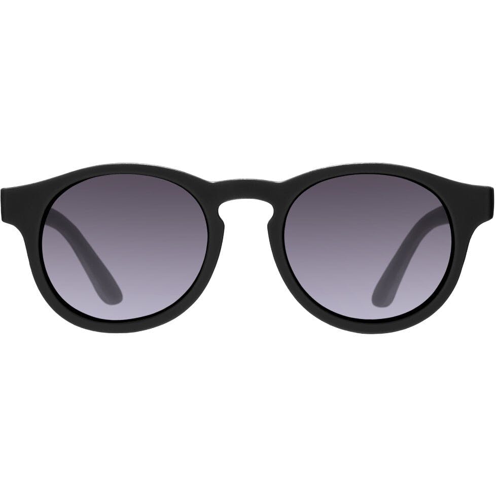 Polarized Keyhole Sunglasses: Jet Black