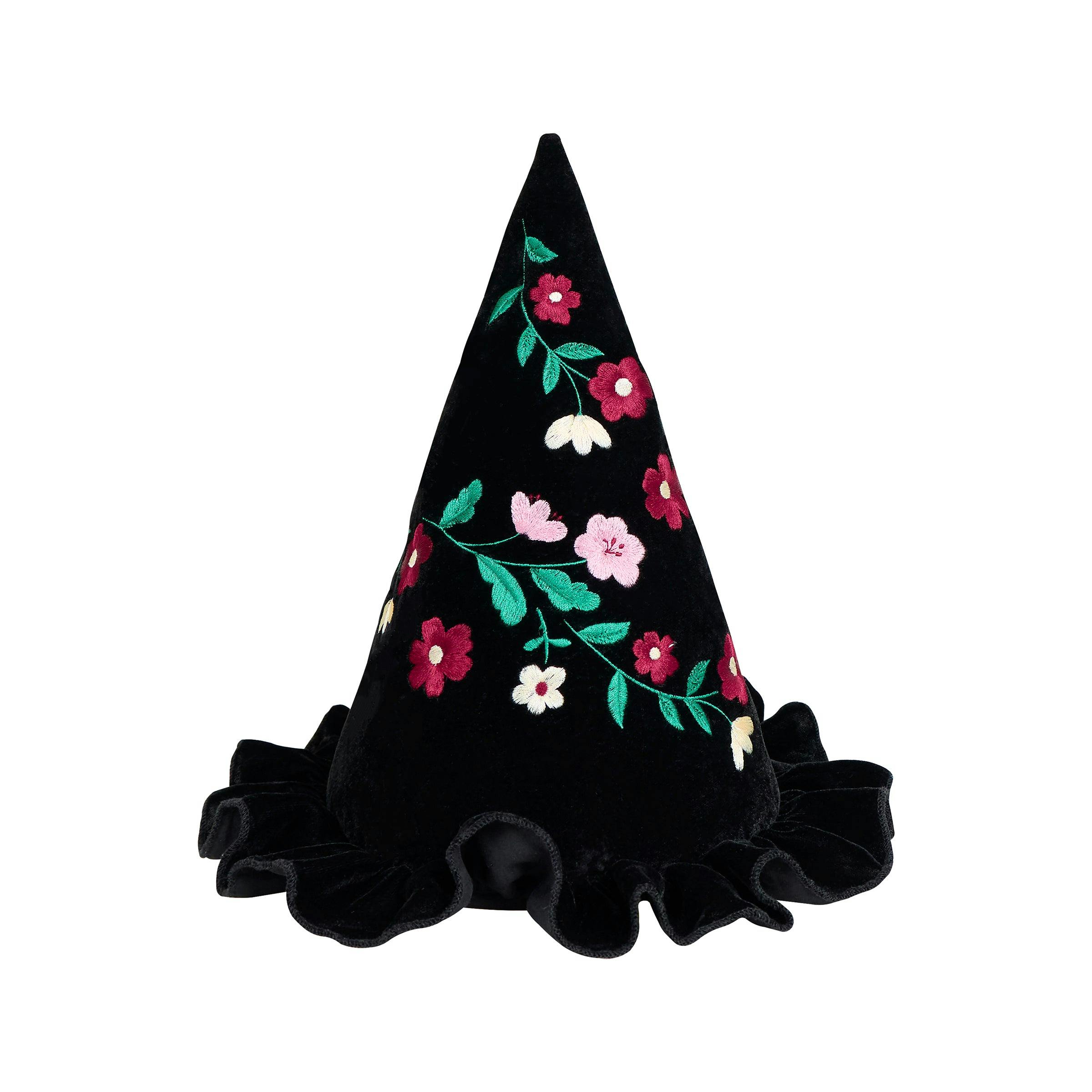 Embroidered Velvet Witch Costume