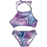 Two Piece Tie Neck Bikini Pink Ice, Multi