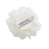 Black Tulle Flower Hair Clip Duo