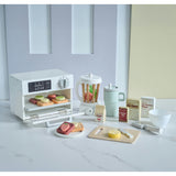 Teamson Kids Little Chef Santa Barbara Wooden Healthy Dessert Set with 27 Accessories