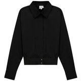 Cropped Cotton Belt Blouse