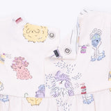 Spa Dogs - Ruffle Sleeve Snap Romper