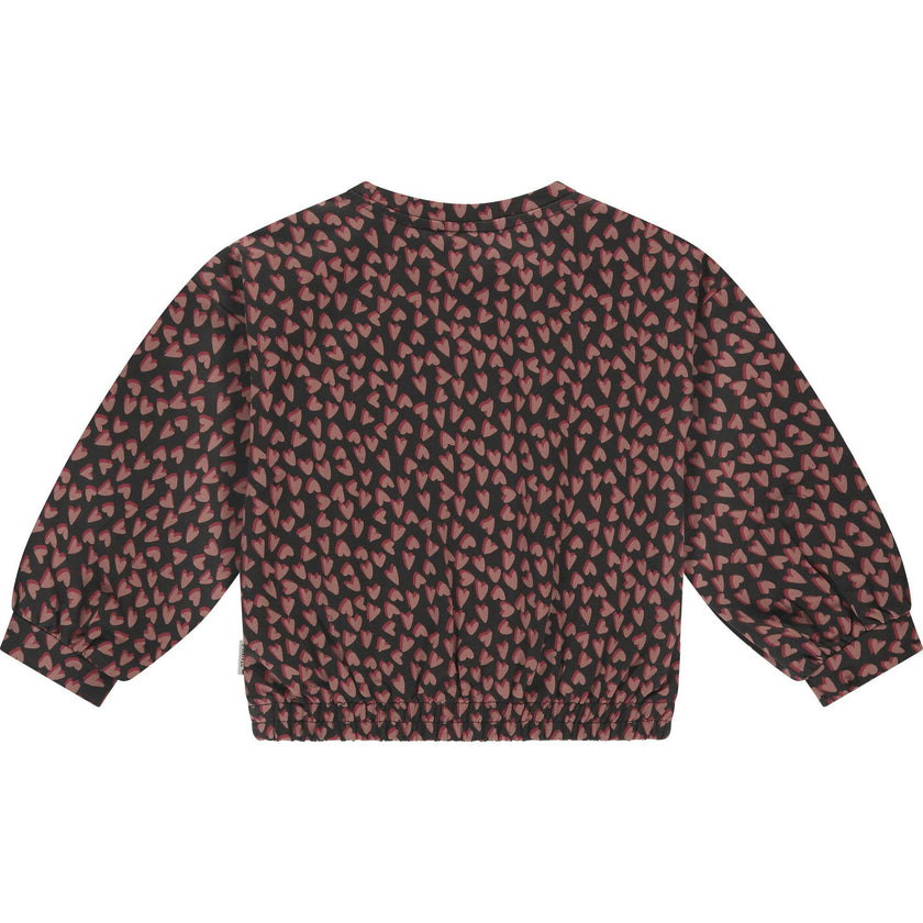Heart Print Sweatshirt