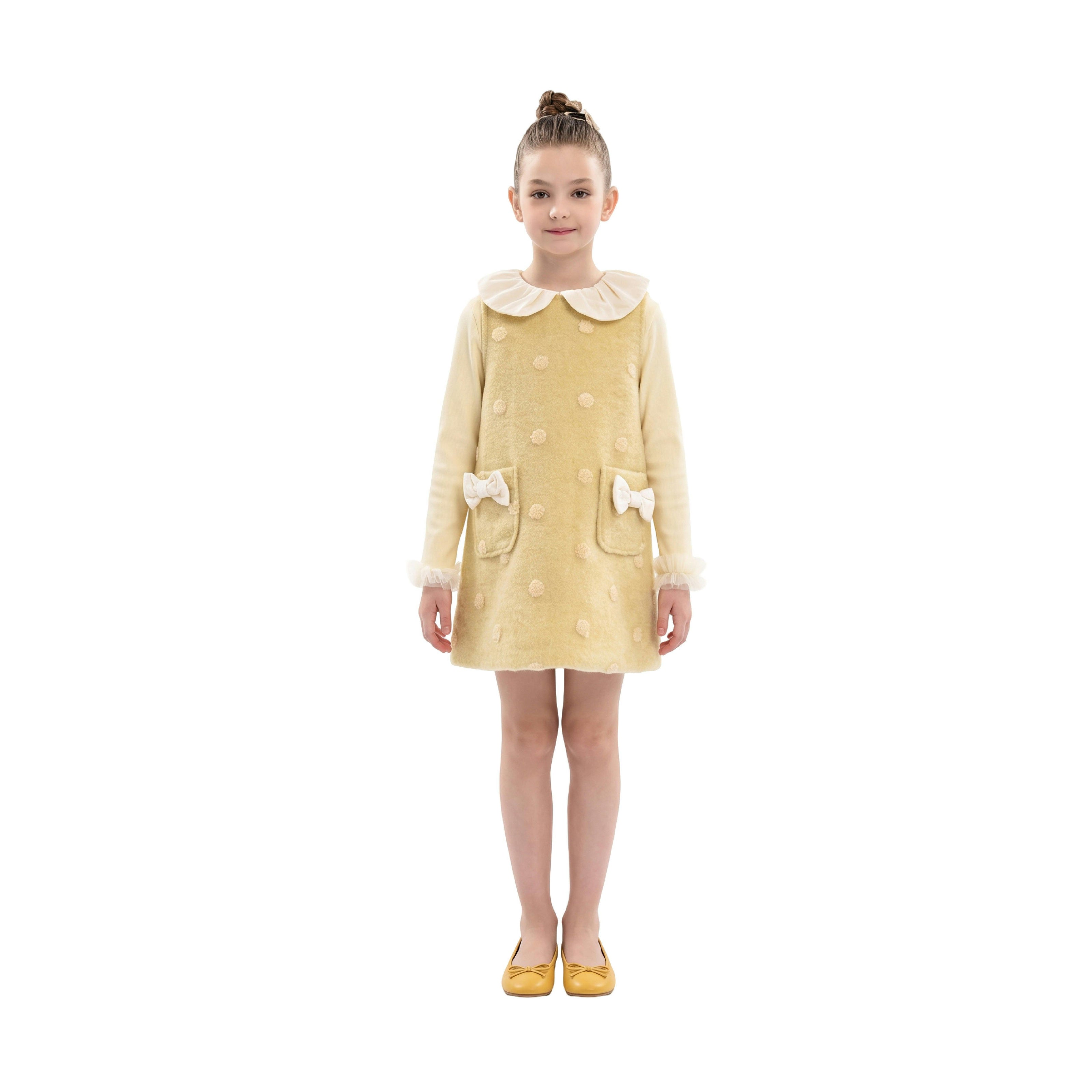 Light Yellow Maura Sweetbow Dress Sets