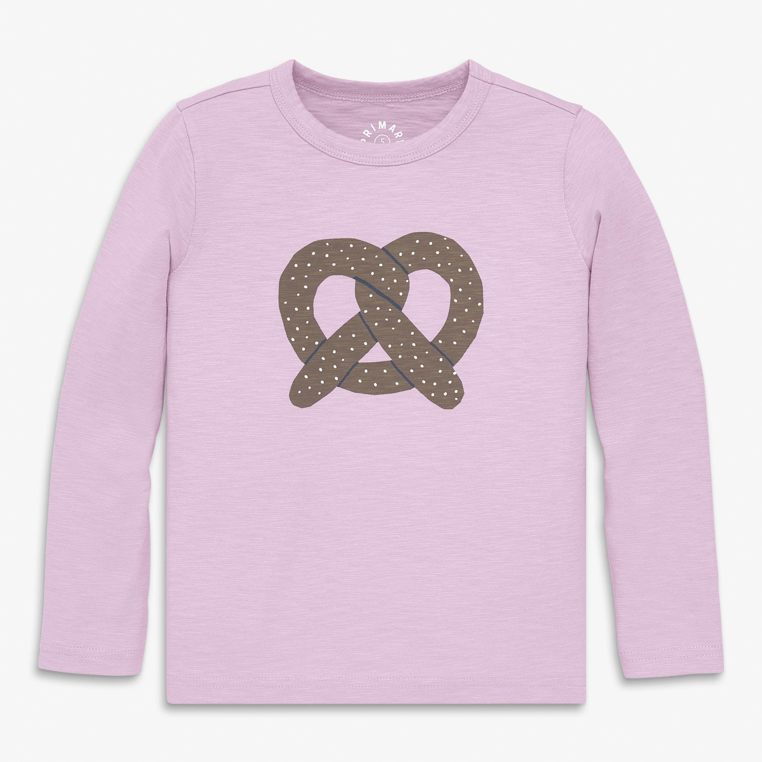 Kids long sleeve pretzel tee