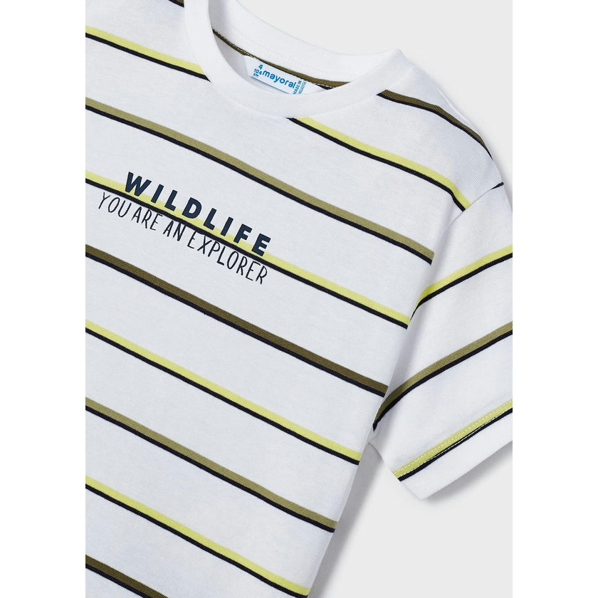 Yellow 2pc Animal Graphic T-Shirt Set