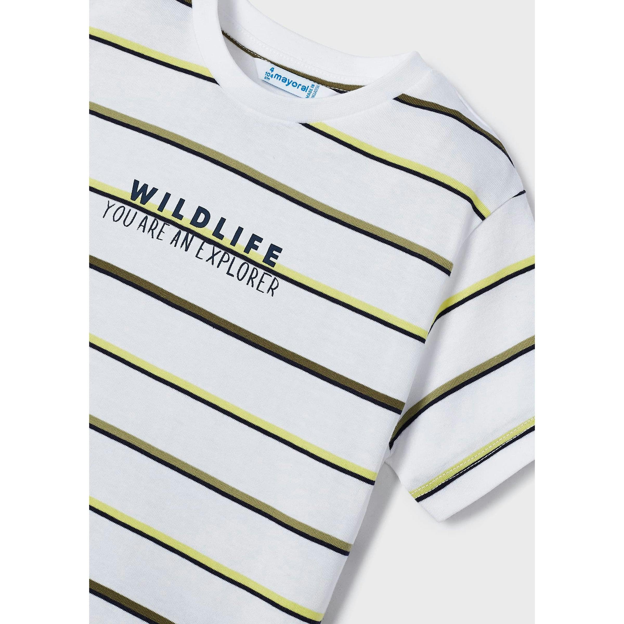 Yellow 2pc Animal Graphic T-Shirt Set