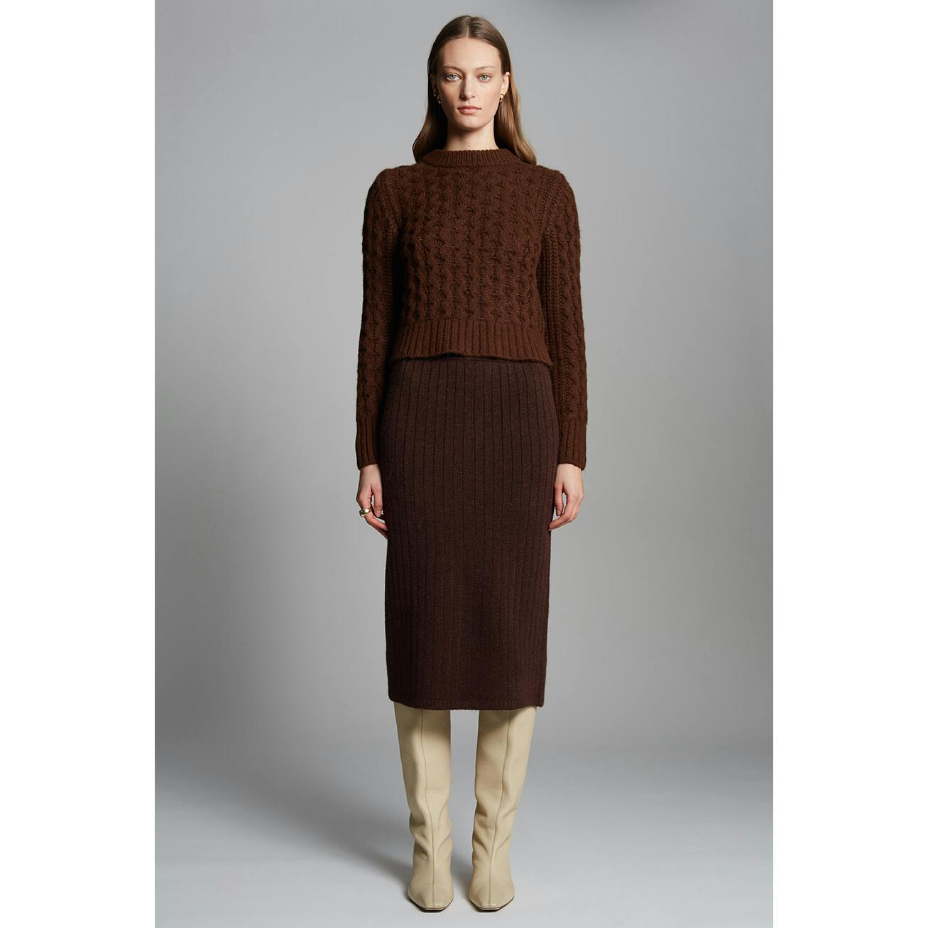AMARA SWEATER | ESPRESSO