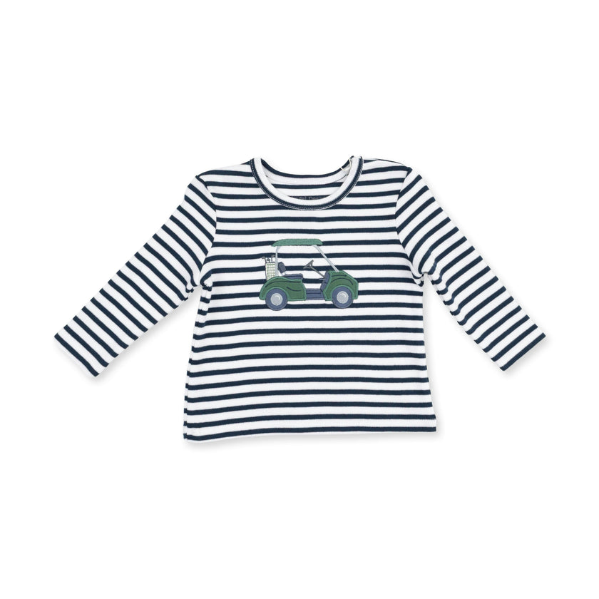 Golf - Long Sleeve Uni Shirt Green Golf Cart