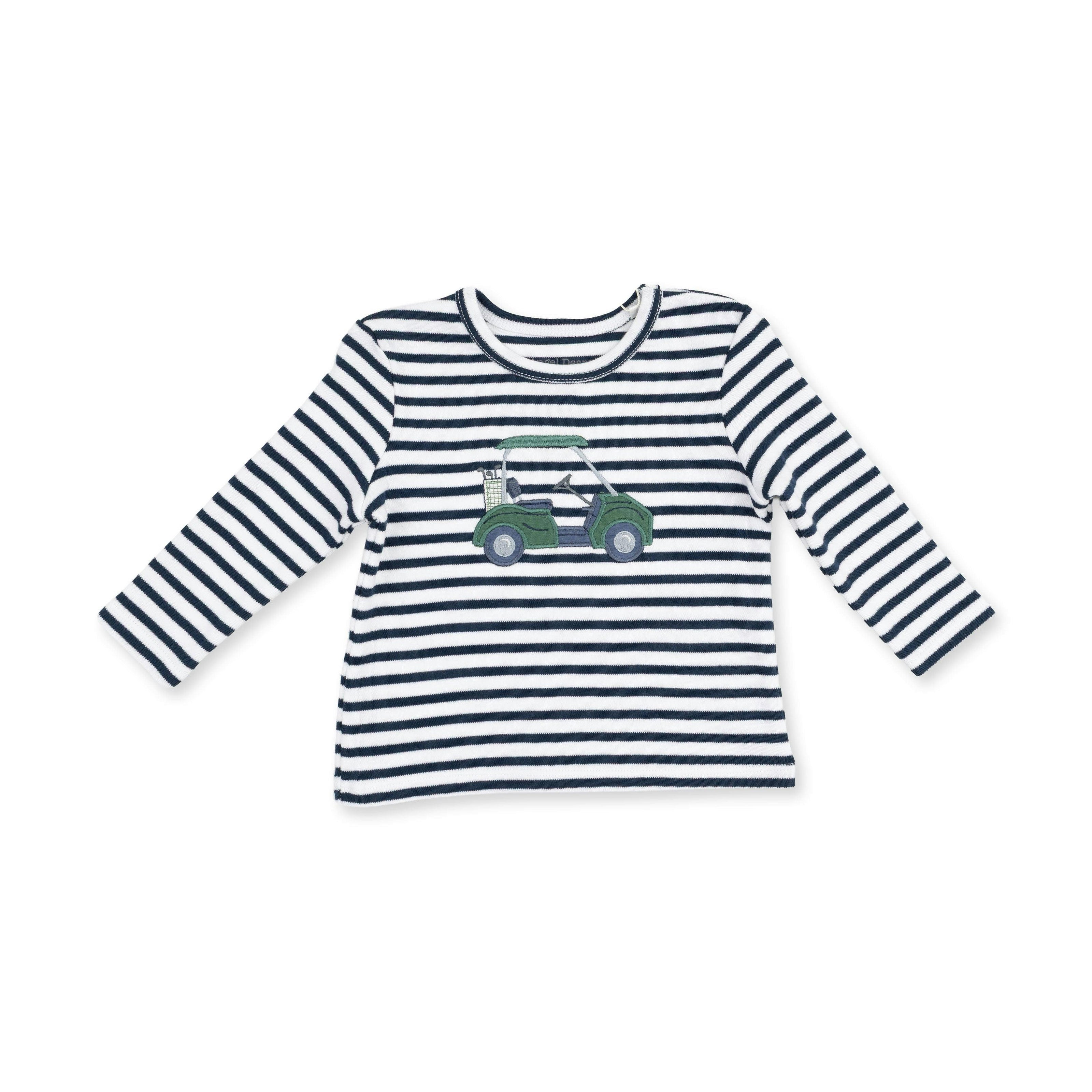 Golf - Long Sleeve Uni Shirt Green Golf Cart