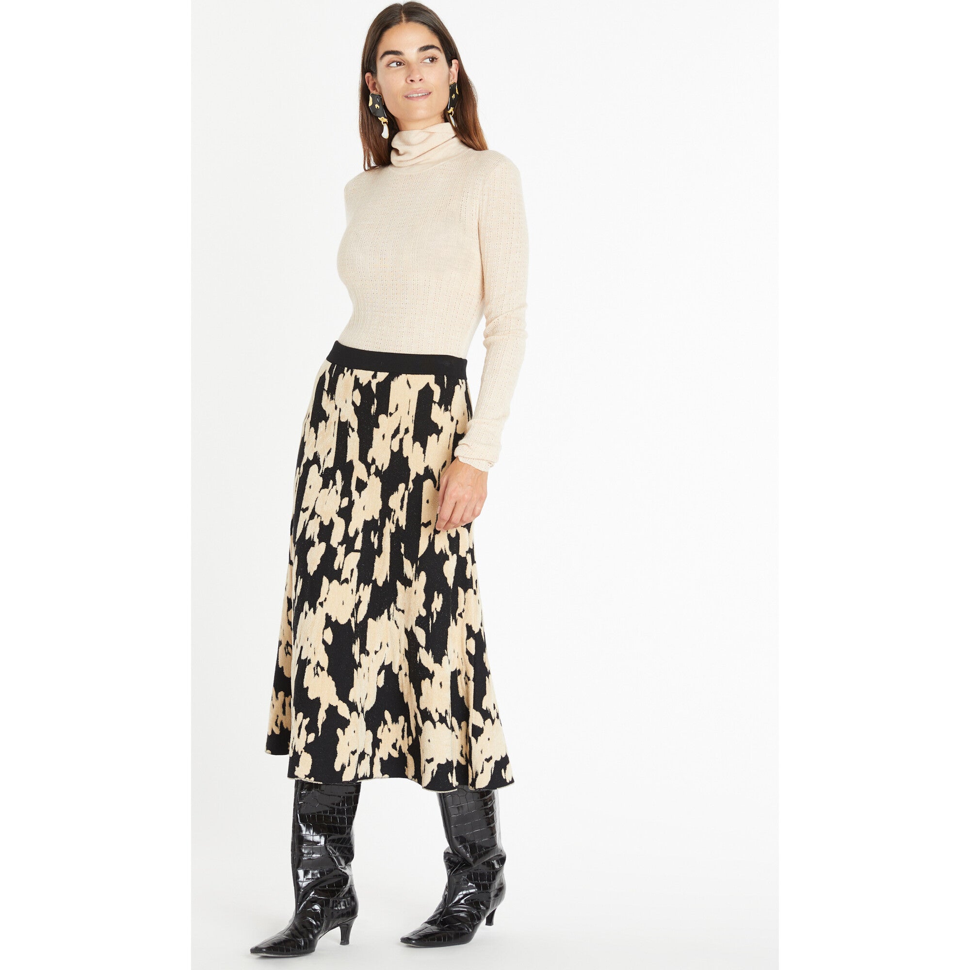 Women's Ripley Knit Skirt, Multi