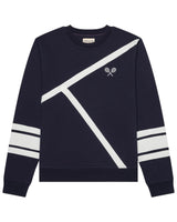 Elle Sweatshirt - Tennis Lines