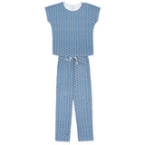 Marcia Women's Pima Cotton Pajama Pant Set - Rustic Antlers