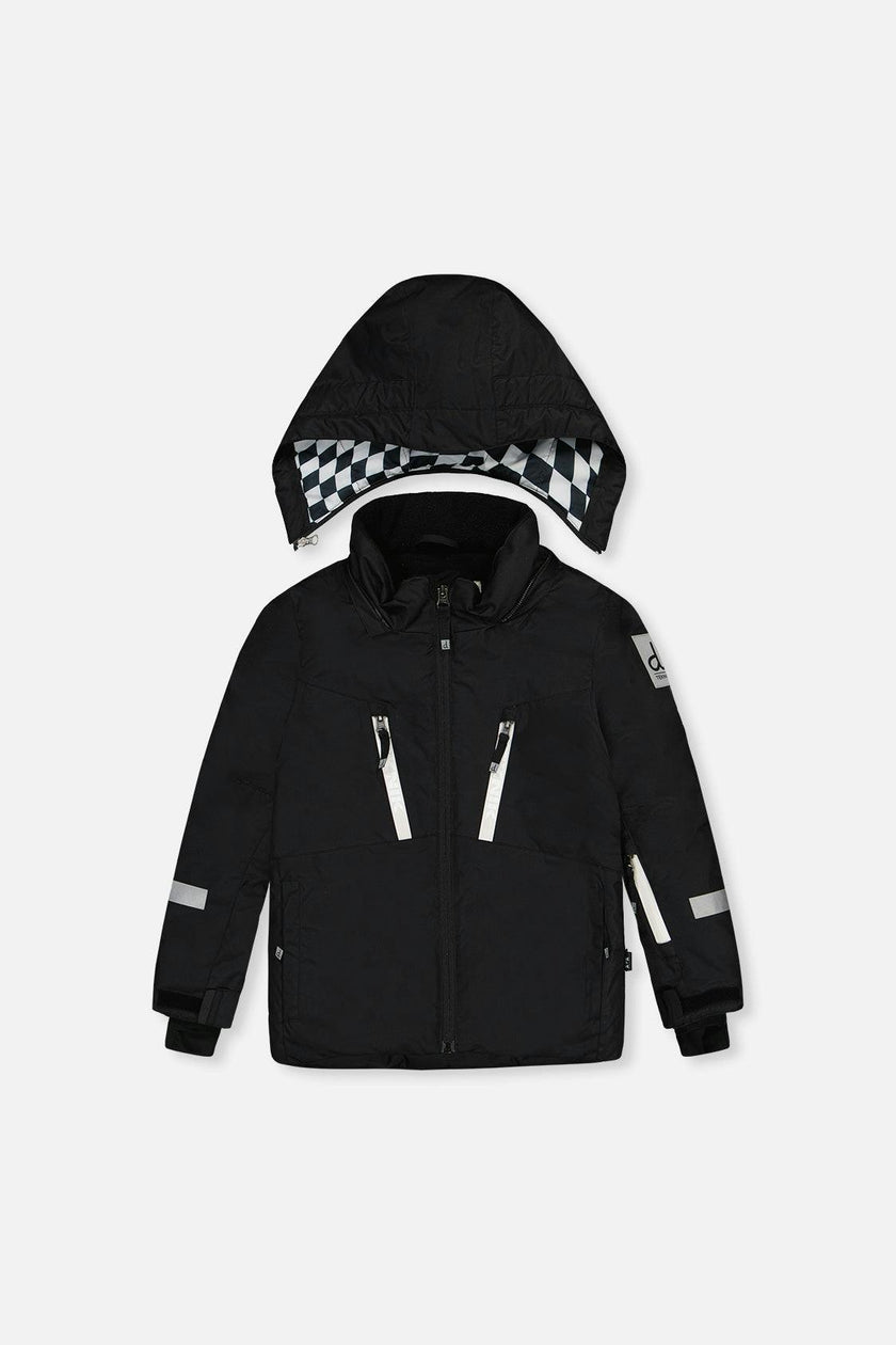 Two Piece Teknik Snowsuit Black And White