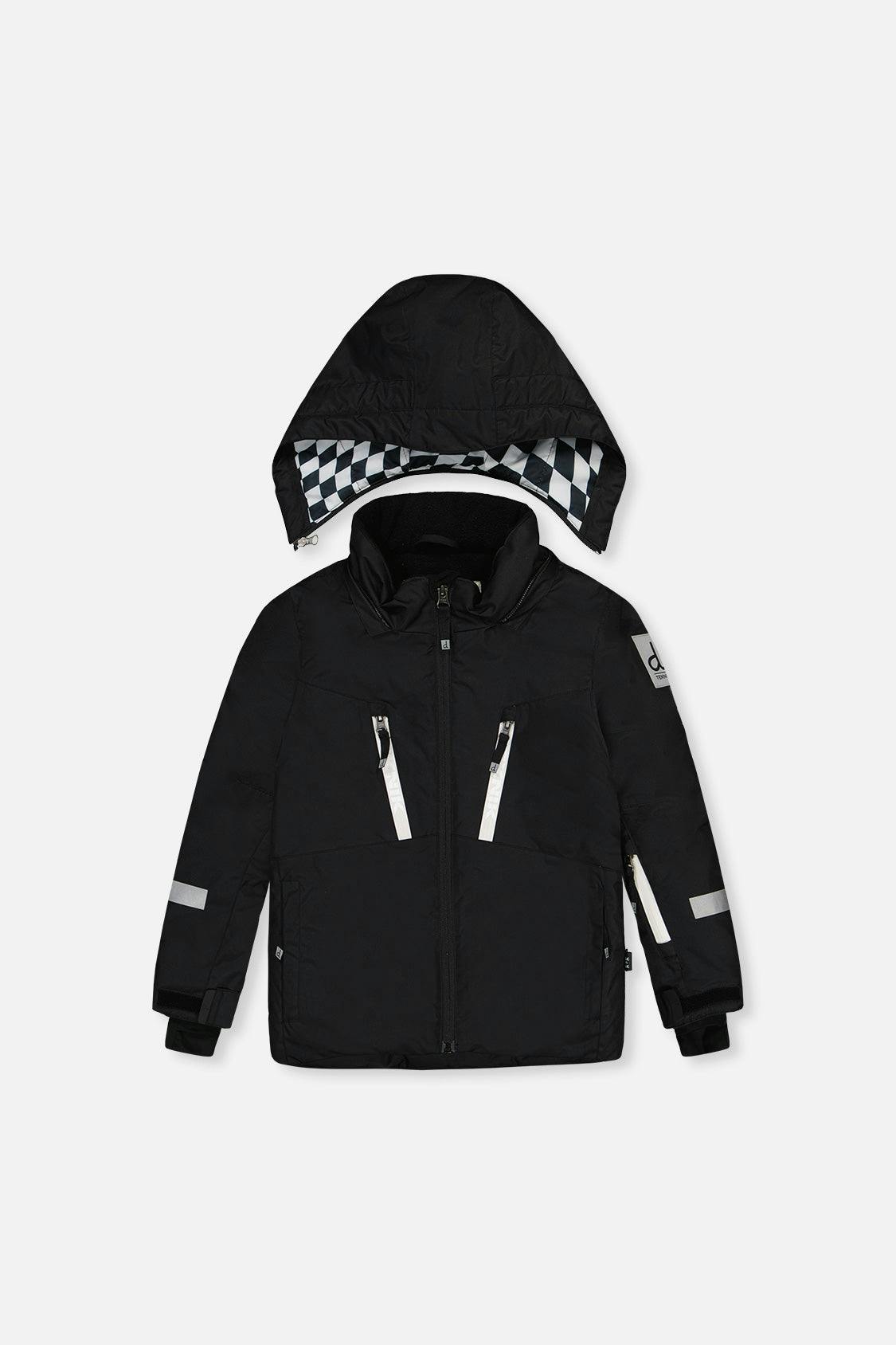 Two Piece Teknik Snowsuit Black And White