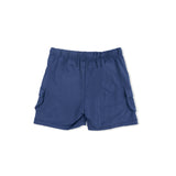 Soccer Balls Playing Soccer  Blue - Crew Neck Tee with Cargo Short