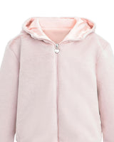 Pink Plush Hooded Jacket