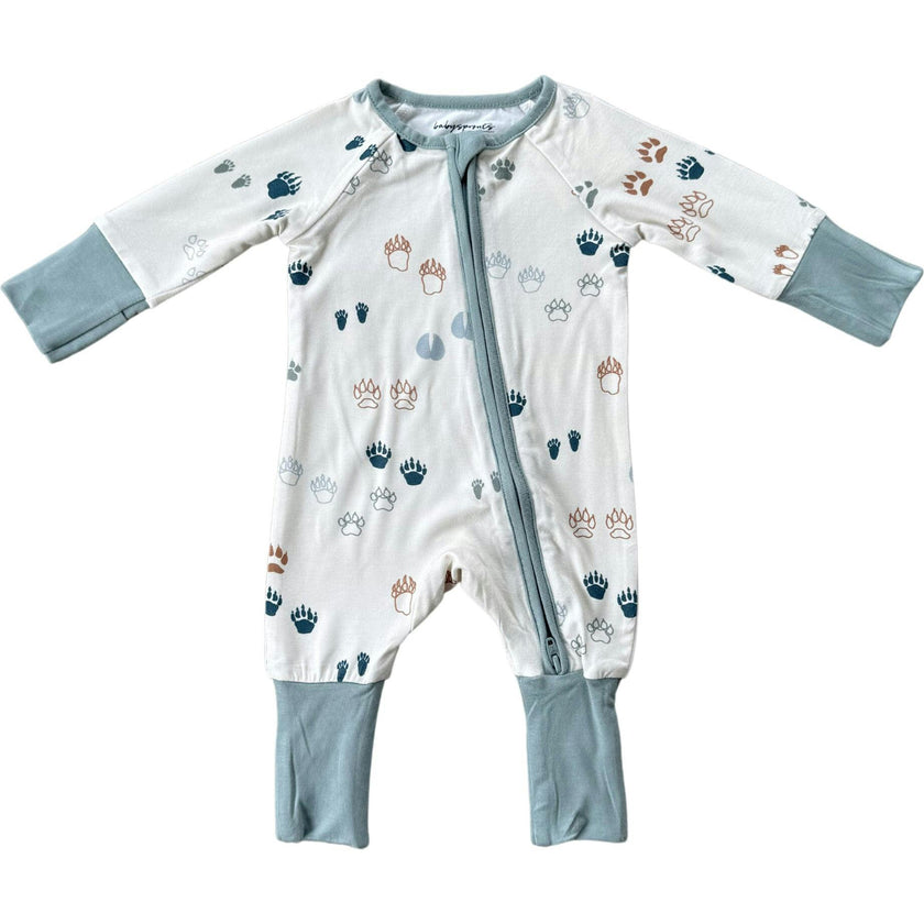 Boy's Long Sleeve Zip Romper