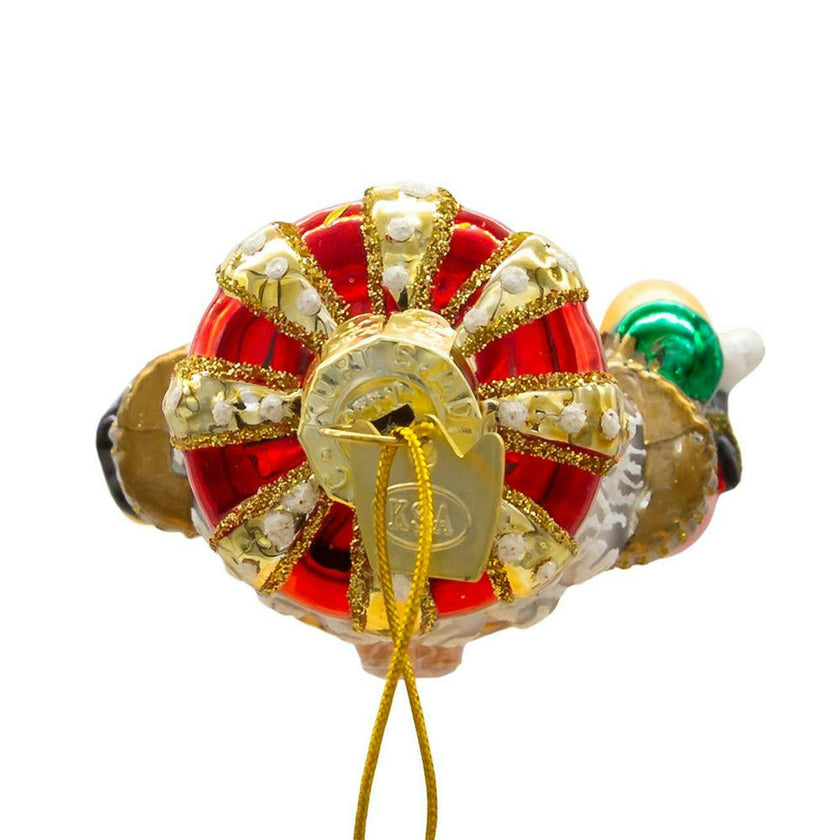Kurt Adler 7-Inch Bellissimo Glass King Nutcracker Ornament