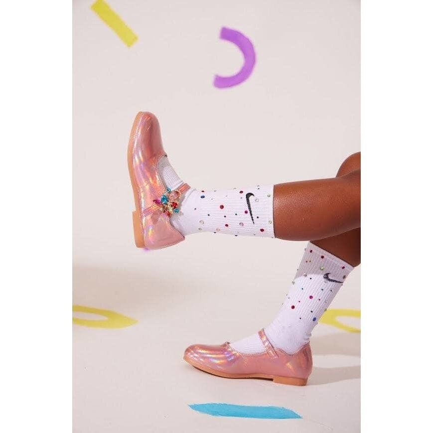 Gem Hologram Ballet Flats