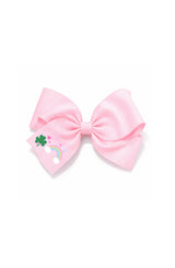 Rainbow Shamrock Hair Bow