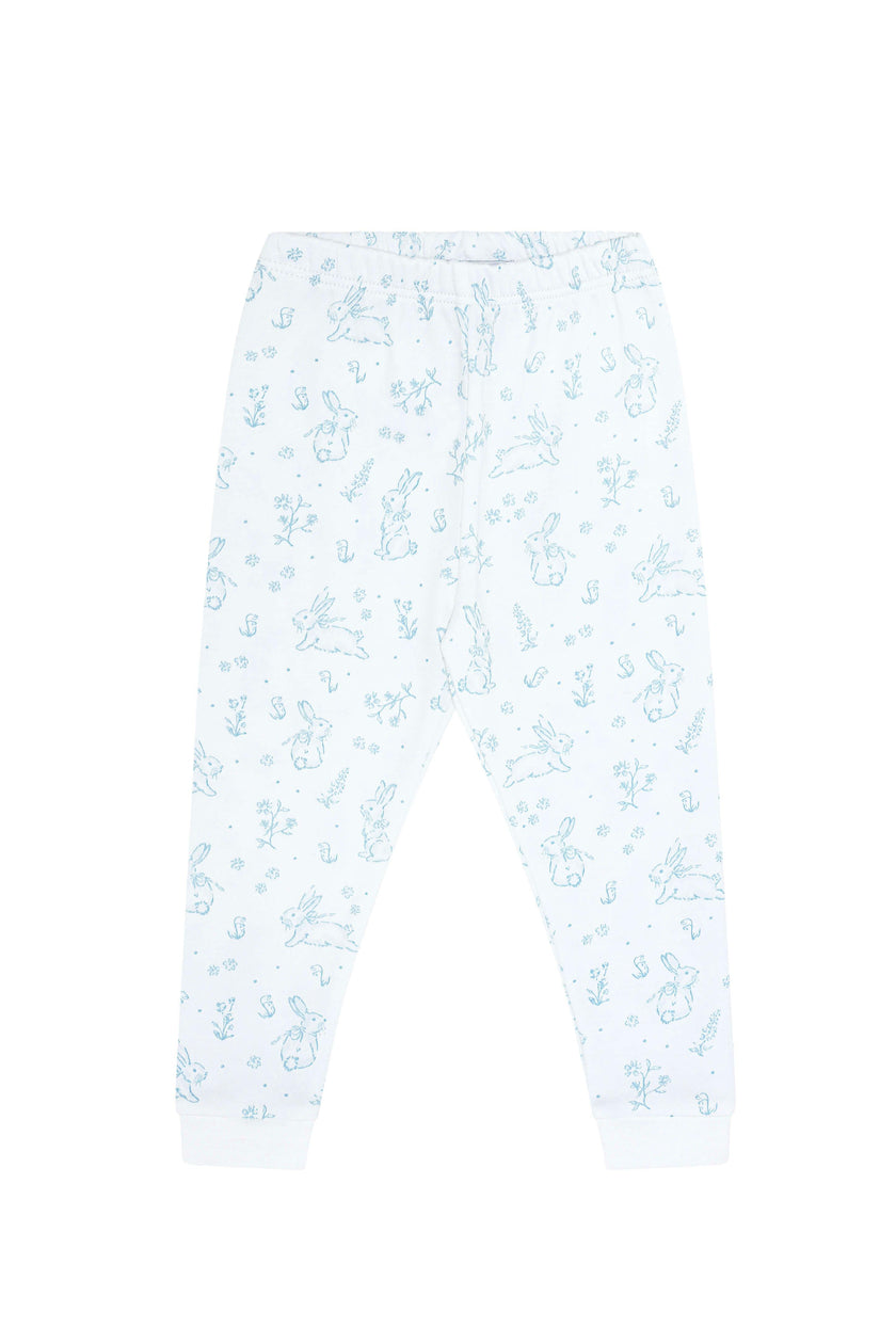 Blue Bunny Toile Pajama