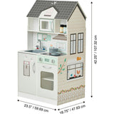 Wonderland Ariel 2-In-1 Dollhouse/Play Kitchen Playset