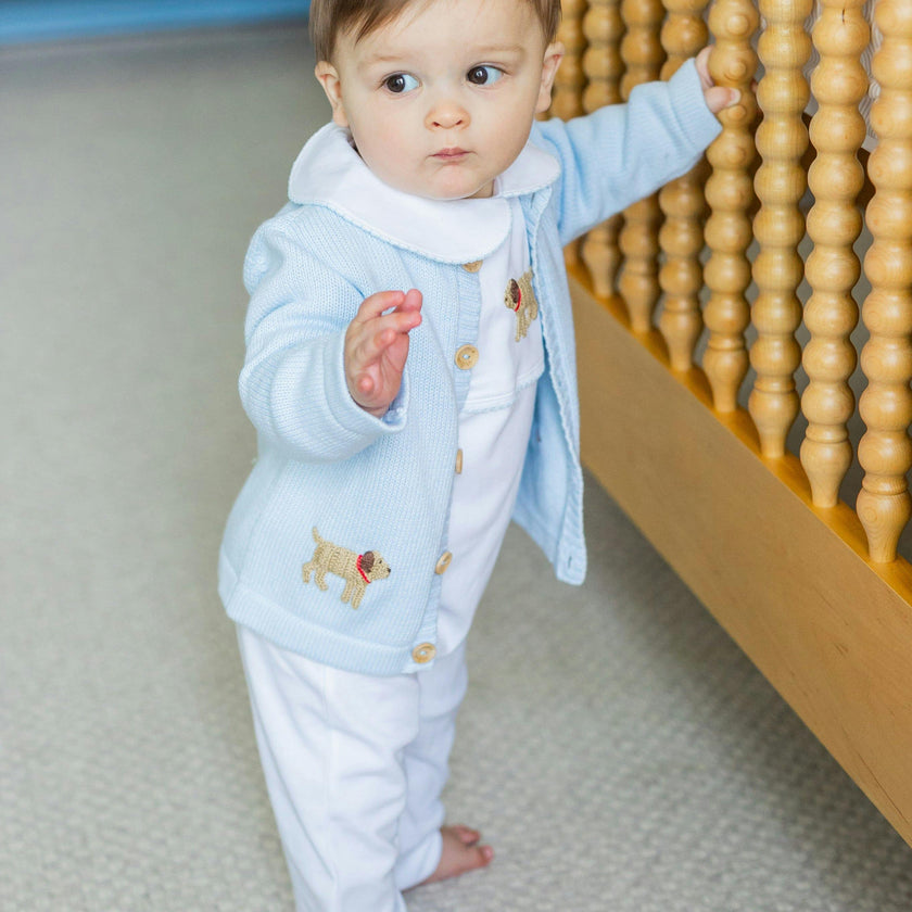 Crochet Playsuit - Boy Lab