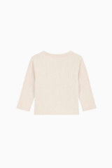 TNS Logo Baby Tee Special Whisper White Melange
