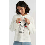Cotton Snoopy Crochet Hoodie