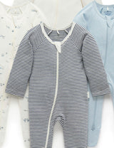 4 Pack Zip Growsuit Vanilla Nautical Pack