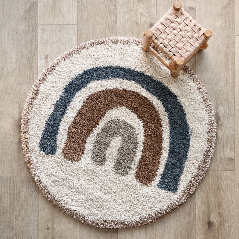 Bohemian Rainbow Round Rug