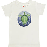 graphic tee | turtle easy green