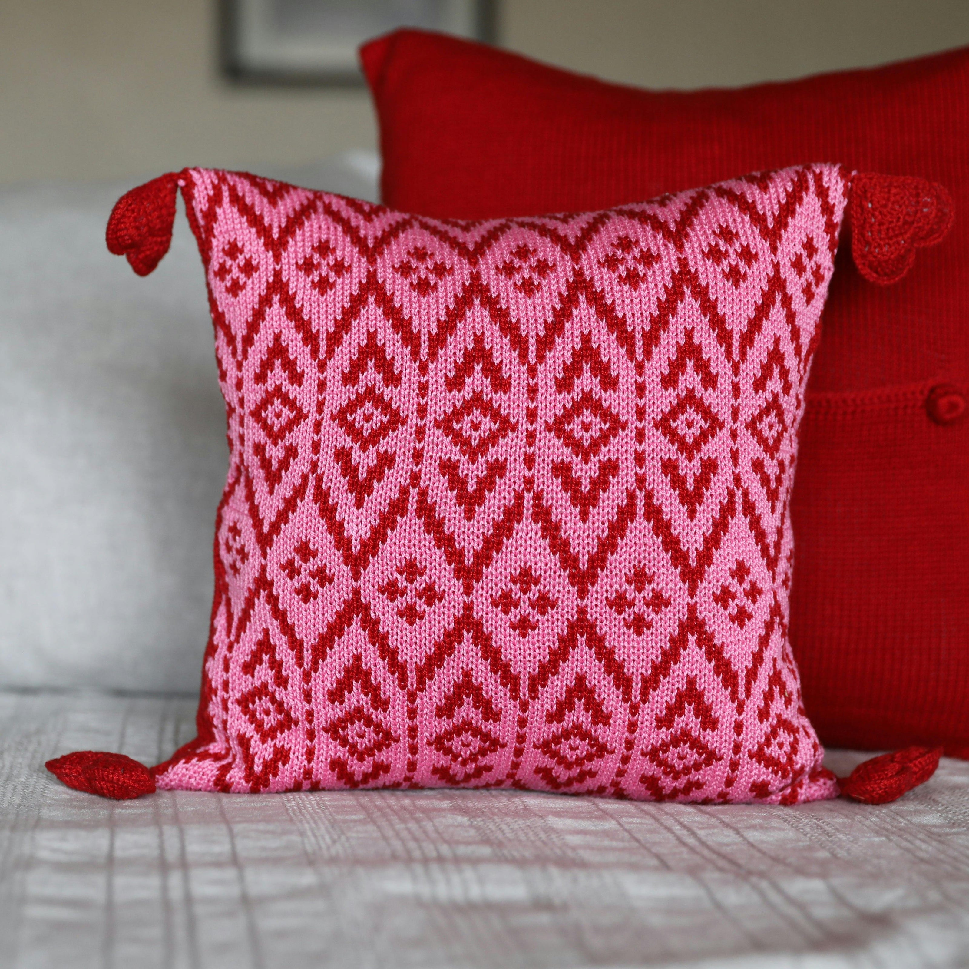 Heart Tassel Pillow