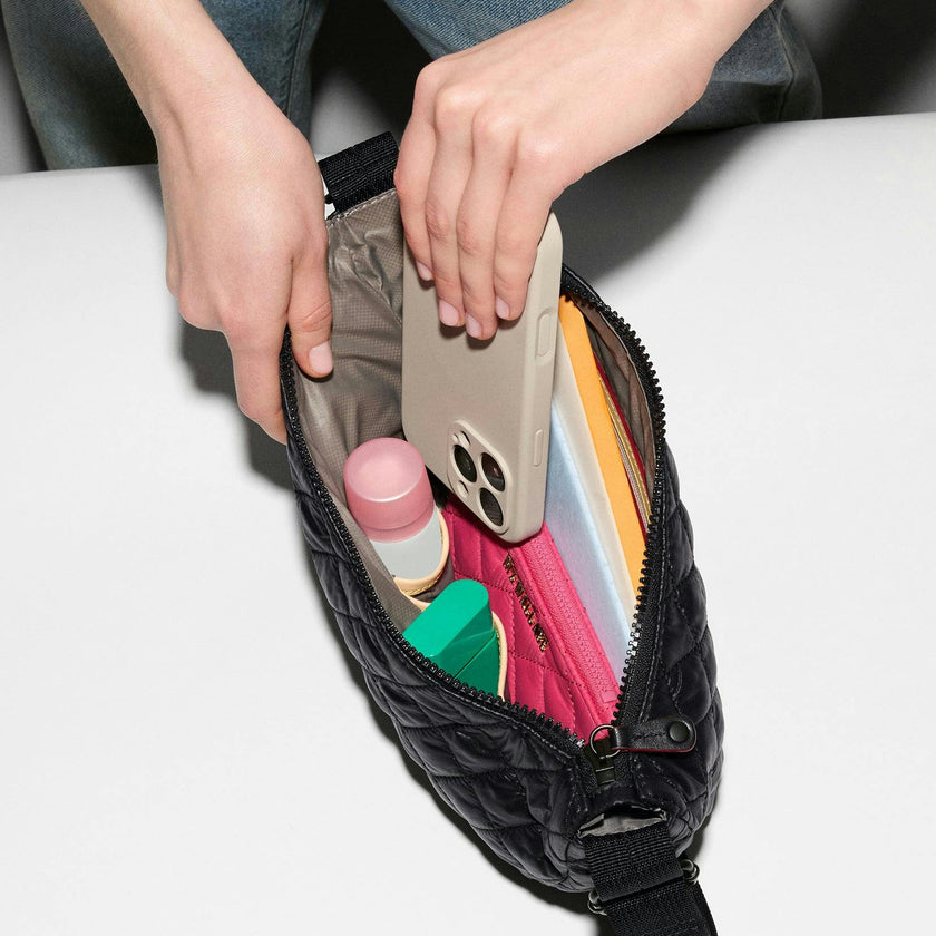 Black Metro Smile Bag
