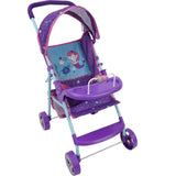 509 Mermaid Baby Doll Stroller - Purple & Teal