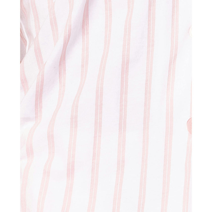 Women's Pima Nightshirt in Pink Stripe