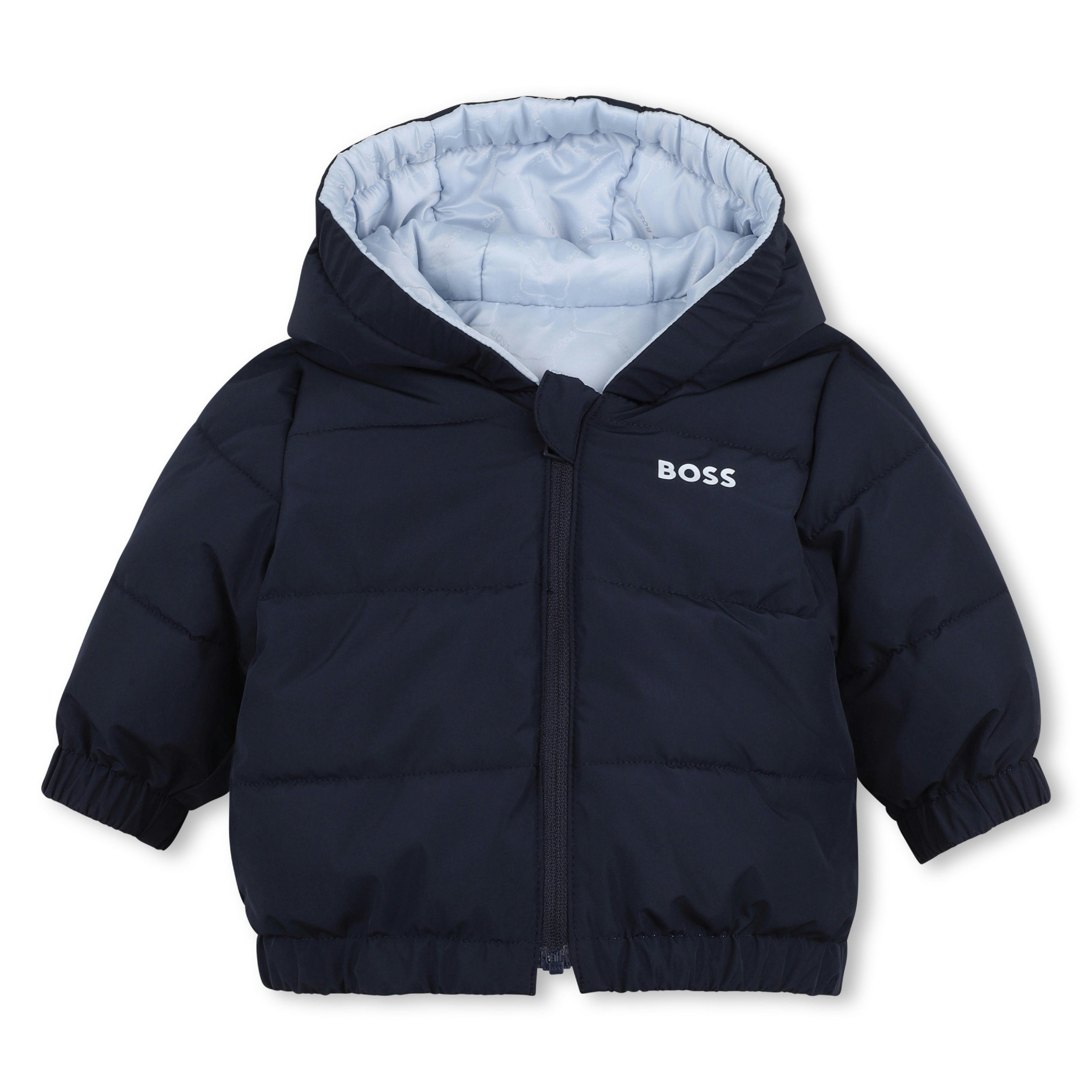 Pale Blue Baby Puffer Jacket