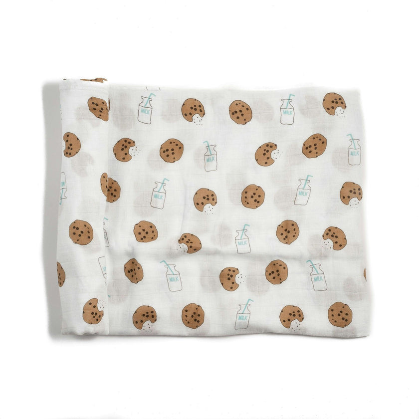 Bamboo Muslin Swaddle Blanket - Dino-Snores