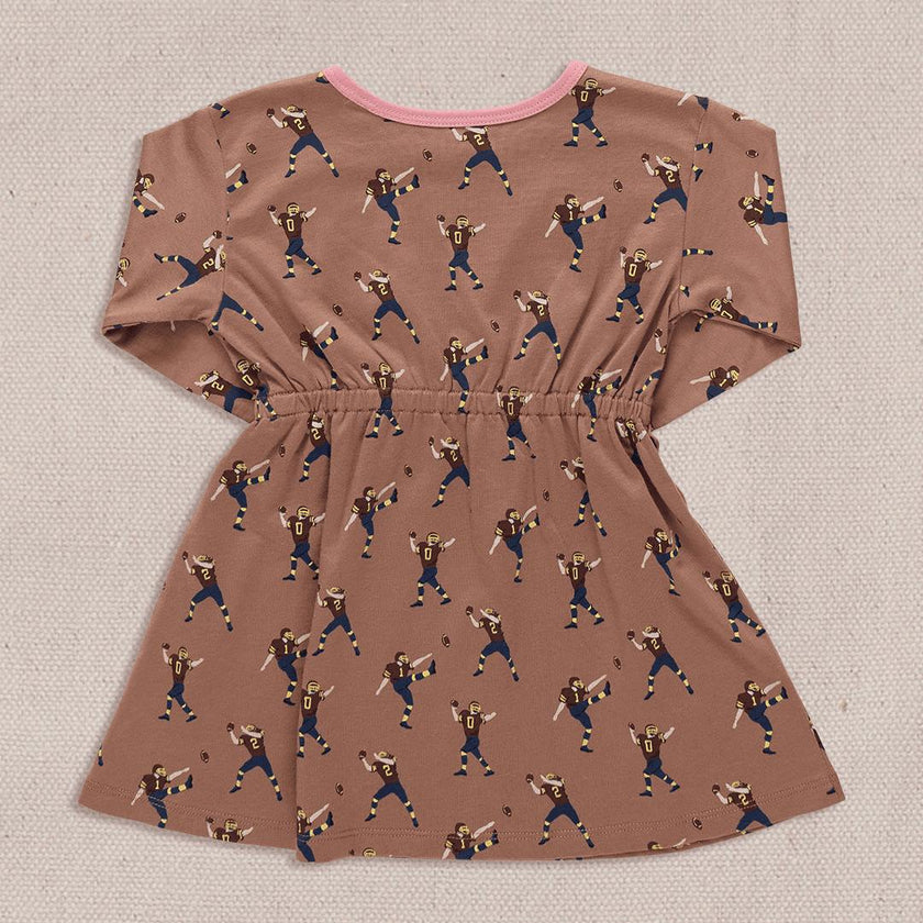 Playground Long Sleeve Dress, Football Player